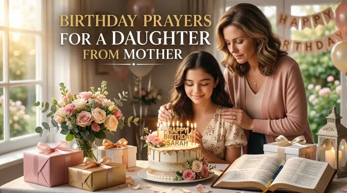 Birthday Prayers for a Daughter From Mother