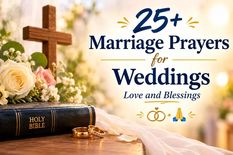 25+ Marriage Prayers for Weddings 🙏💍